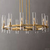 Ravelle Clear Glass Round Chandelier 36"