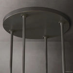 Ravelle Clear Glass Round Chandelier 36"