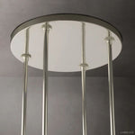 Ravelle Clear Glass Round Chandelier 48"