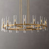 Ravelle Clear Glass Round Chandelier 48"