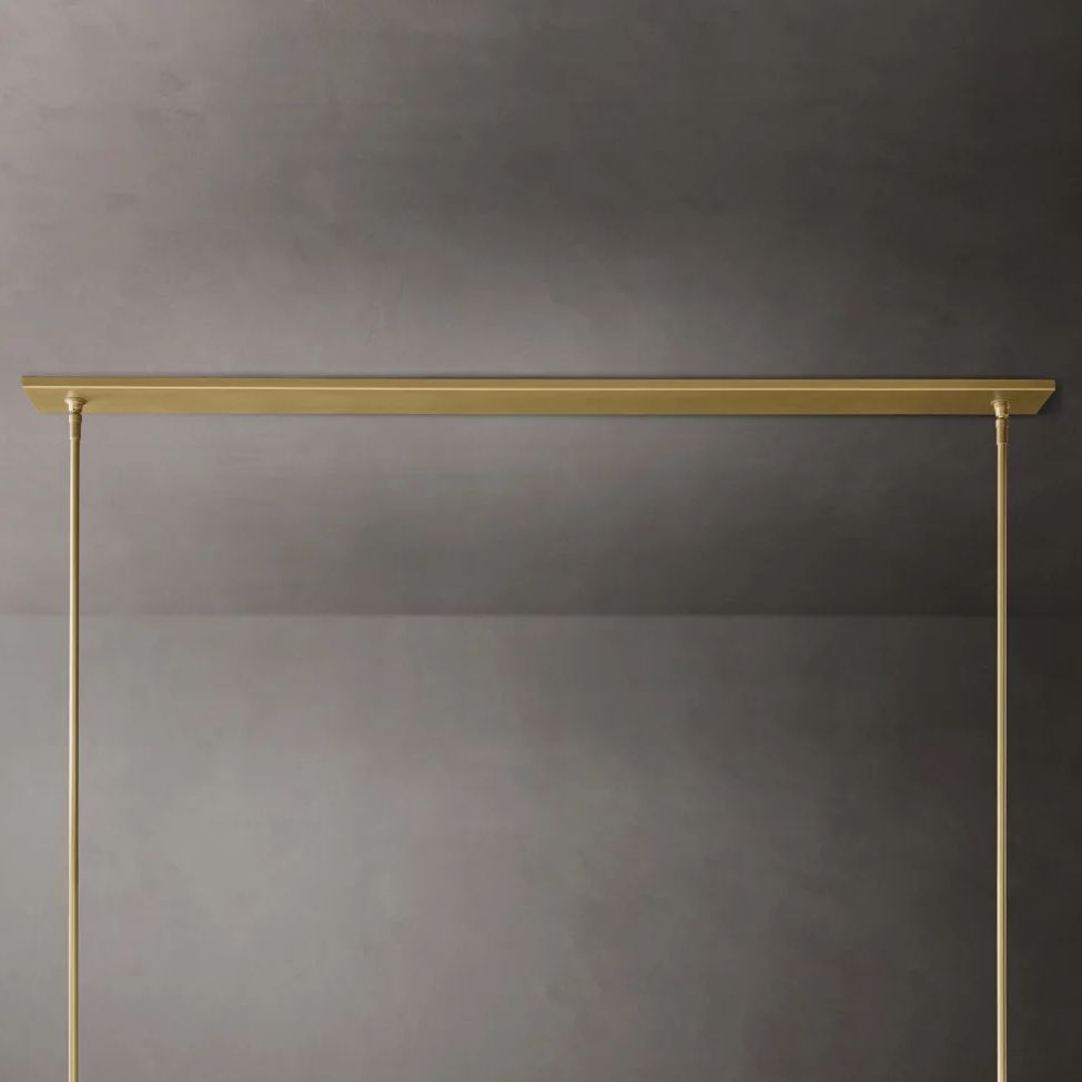 Ravelle Clear GlassLinear Chandelier 73"