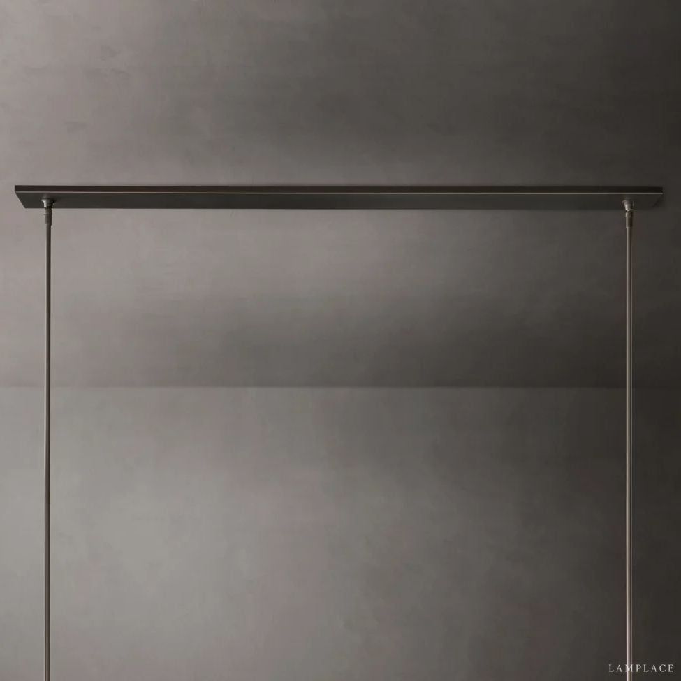 Ravelle Clear GlassLinear Chandelier 73"
