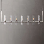 Ravelle Clear Glass Linear Chandelier 59"