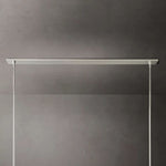 Ravelle Clear Glass Linear Chandelier 59"