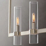 Ravelle Clear GlassLinear Chandelier 73"