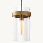 Ravelle Clear Glass Pendant Light