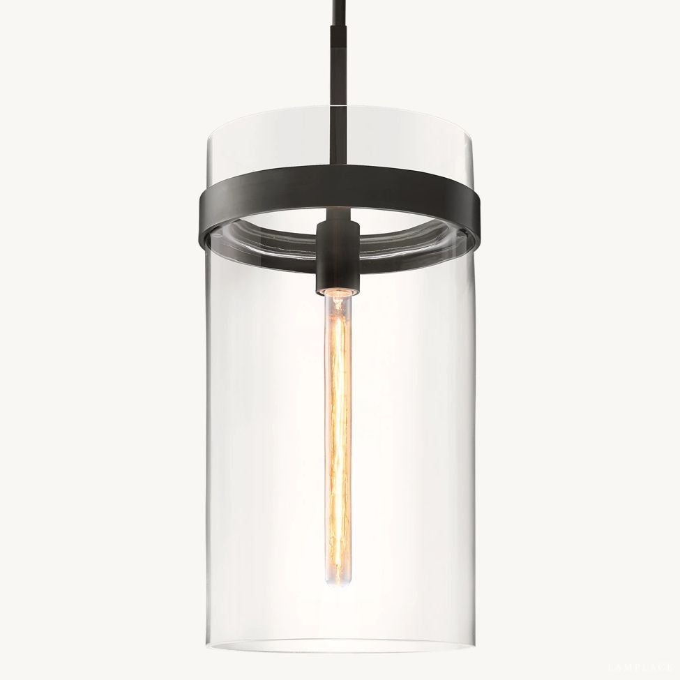Ravelle Clear Glass Pendant Light