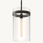 Ravelle Clear Glass Pendant Light