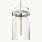 Ravelle Clear Glass Pendant Light