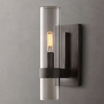Ravelle Clear Glass Wall Sconce