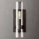 Ravelle Clear Glass Wall Sconce