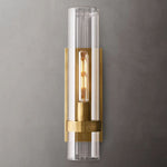 Ravelle Clear Glass Wall Sconce