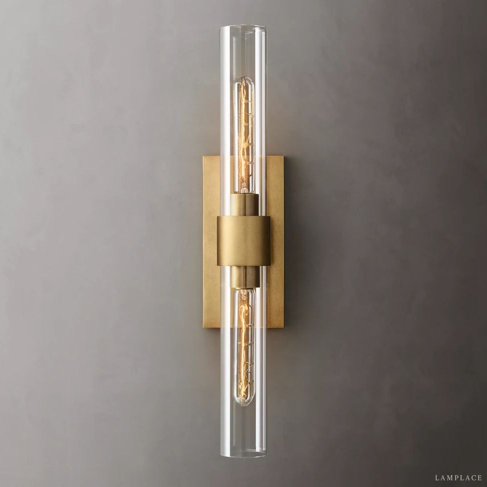 Ravelle Clear GlassLinear Wall Sconce