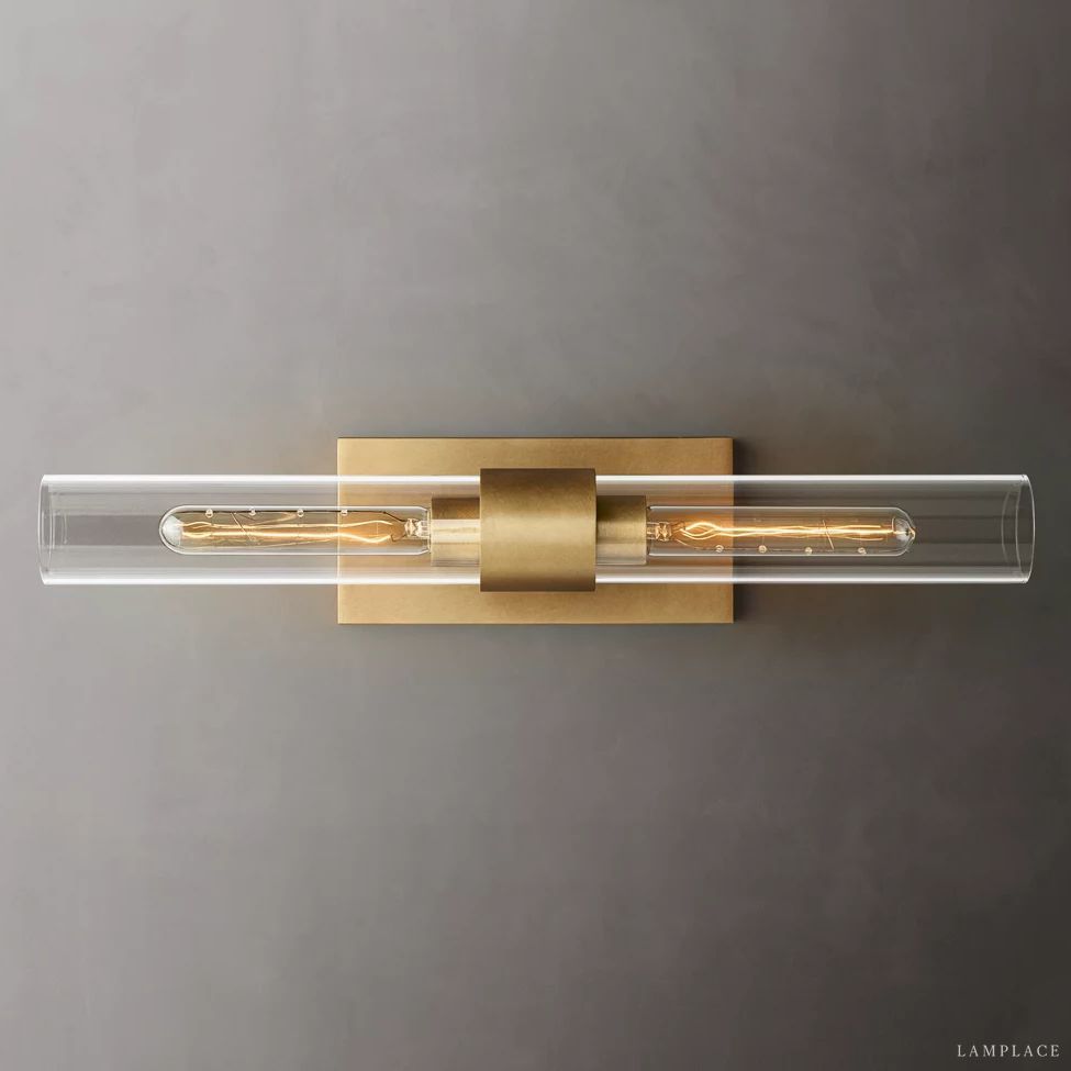 Ravelle Clear GlassLinear Wall Sconce