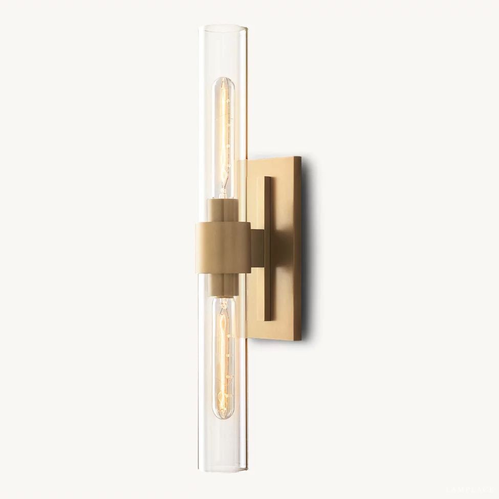 Ravelle Clear GlassLinear Wall Sconce