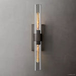 Ravelle Clear GlassLinear Wall Sconce