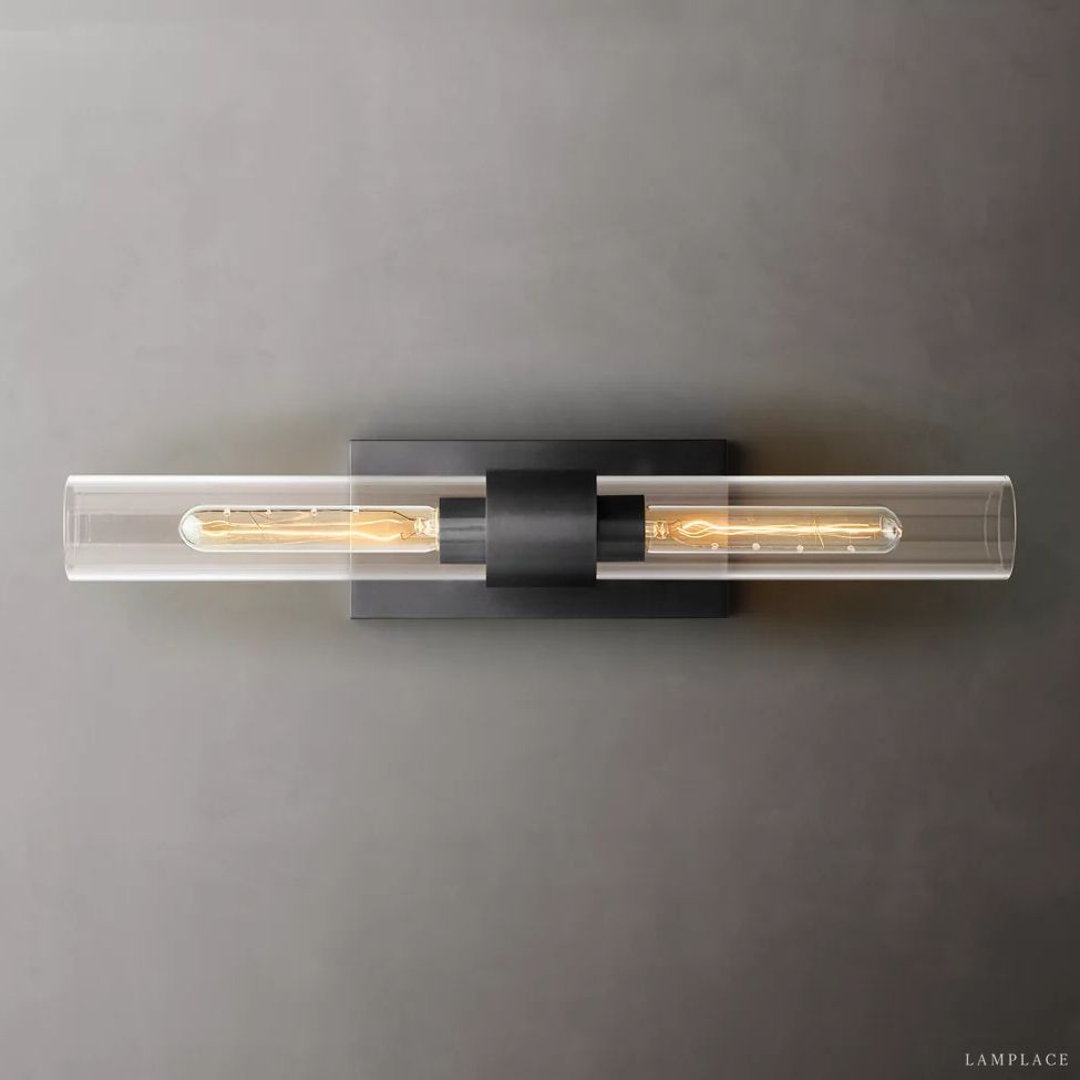 Ravelle Clear GlassLinear Wall Sconce