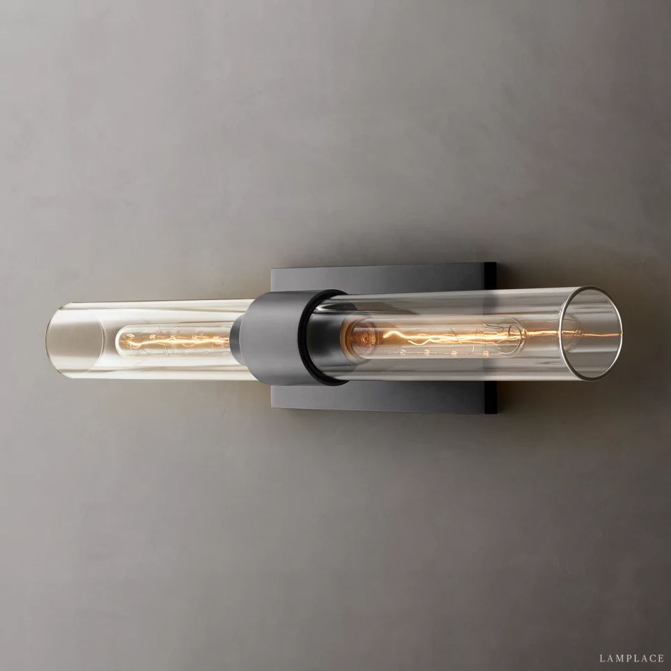 Ravelle Clear GlassLinear Wall Sconce