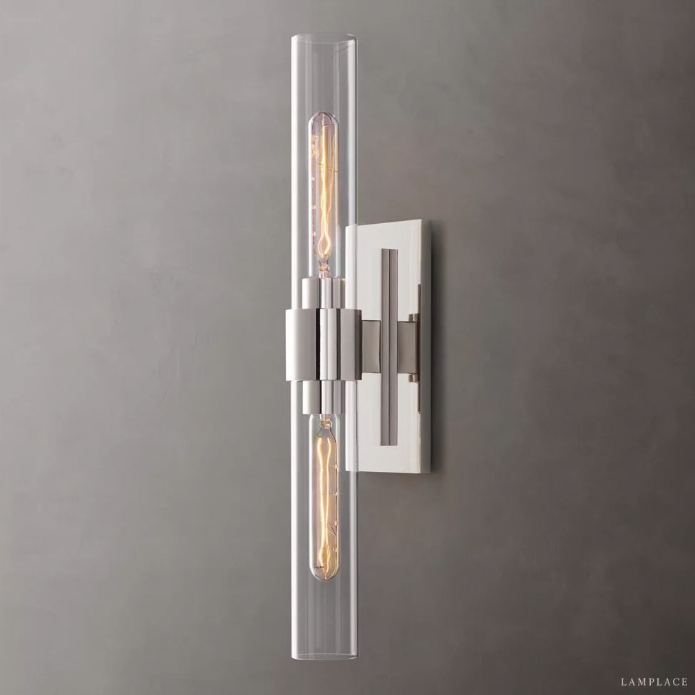 Ravelle Clear GlassLinear Wall Sconce