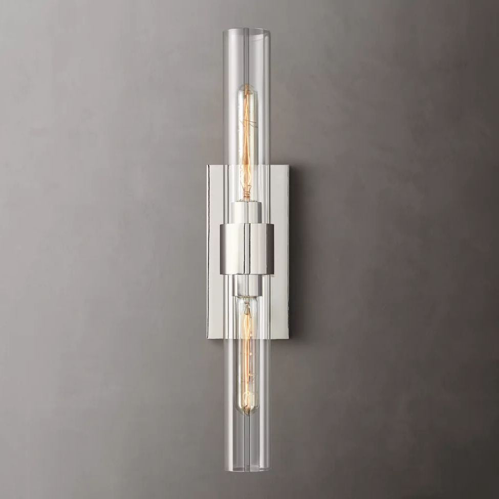 Ravelle Clear GlassLinear Wall Sconce