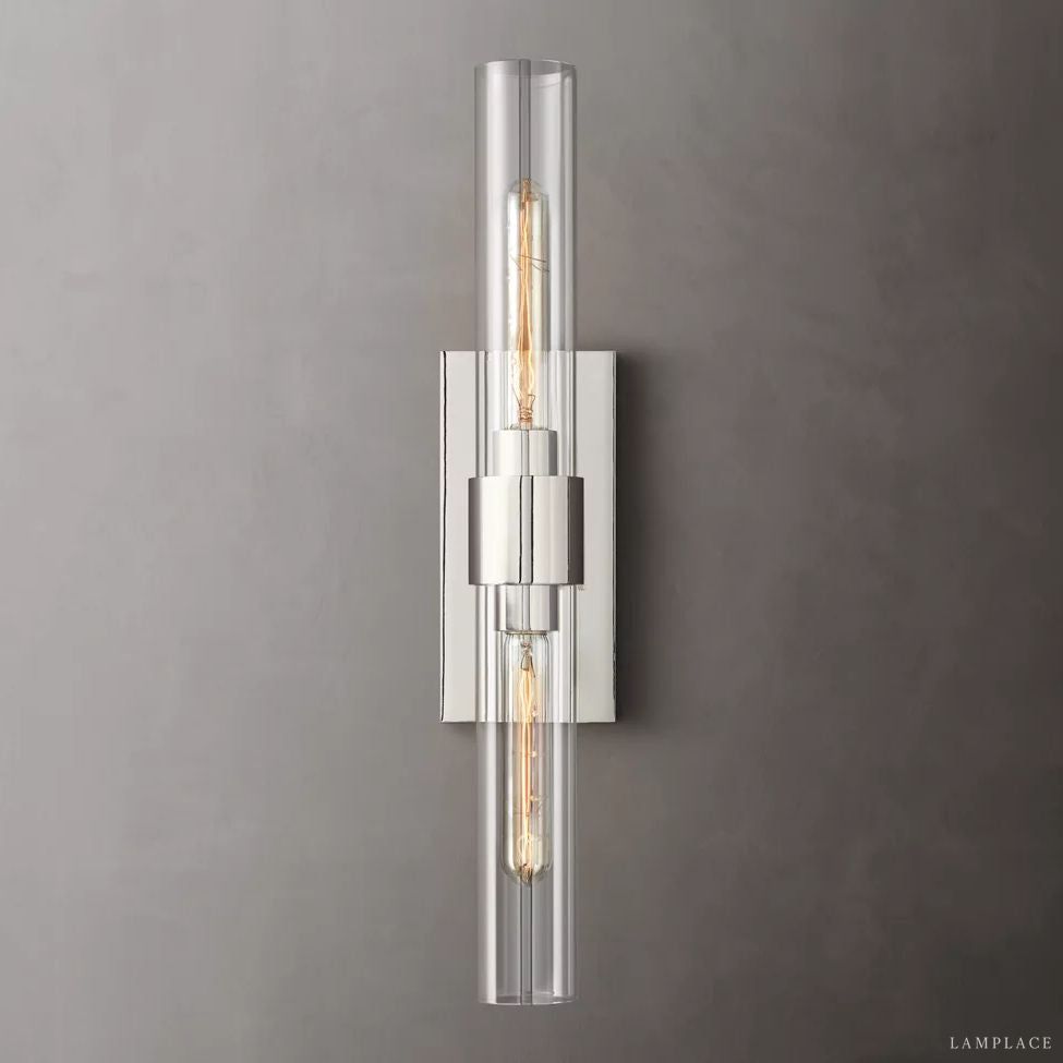 Ravelle Clear GlassLinear Wall Sconce