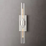 Ravelle Clear GlassLinear Wall Sconce