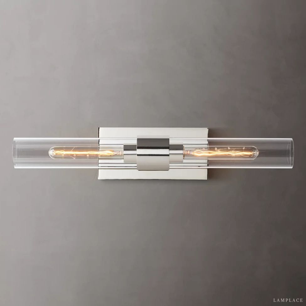 Ravelle Clear GlassLinear Wall Sconce