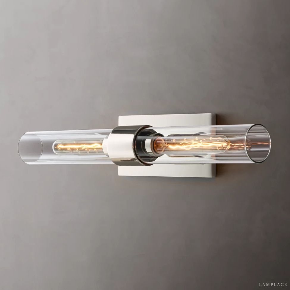 Ravelle Clear GlassLinear Wall Sconce