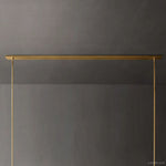 Ravelle Milk Glass Linear Chandelier 59"