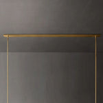 Ravelle Milk Glass Linear Chandelier 59"