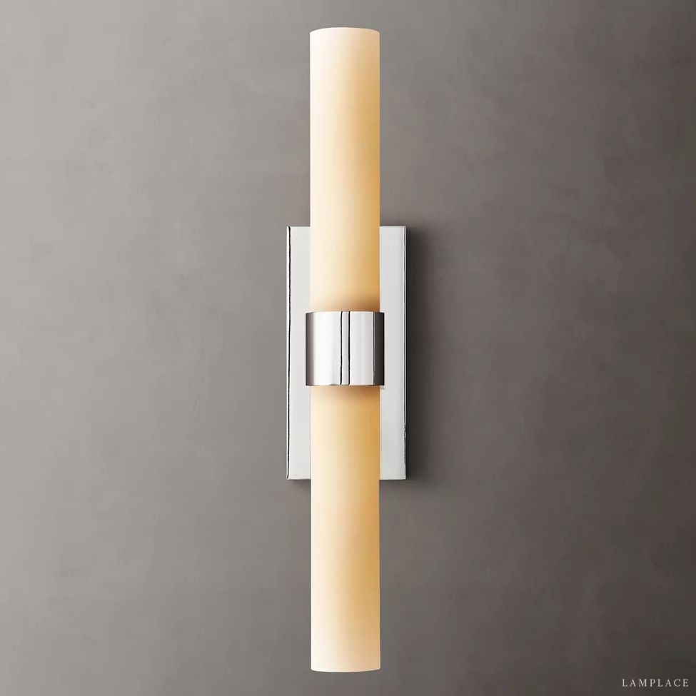 Ravelle Milk Glass Linear Wall Sconce
