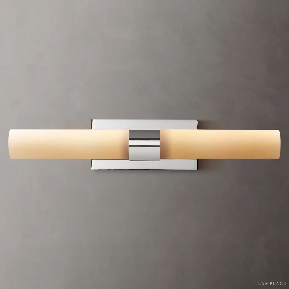 Ravelle Milk Glass Linear Wall Sconce