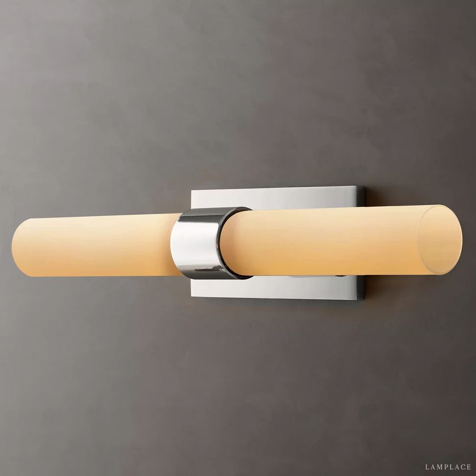 Ravelle Milk Glass Linear Wall Sconce