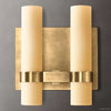 Ravelle Milk Glass Double Wall Sconce