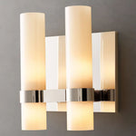 Ravelle Milk Glass Double Wall Sconce