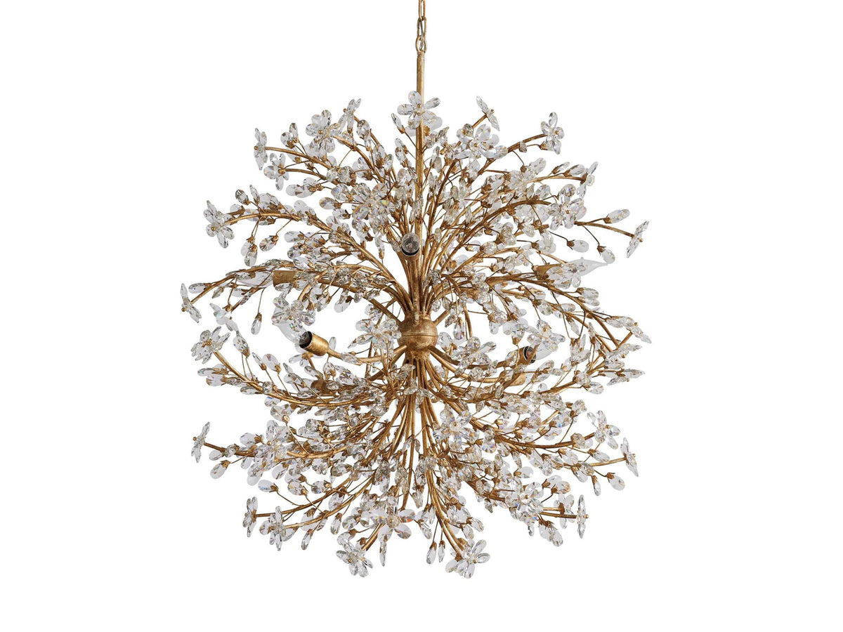 Fiore Sculpted Petals Round Chandelier