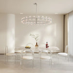 Arcachon Gear Crystal Round Chandelier 48"