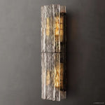 Lattice Module Glass Double Wall Sconce