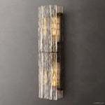 Lattice Module Glass Double Wall Sconce
