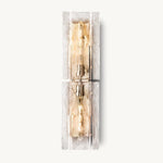 Lattice Module Glass Double Wall Sconce