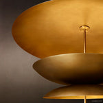 Cosmic Interstellar Glow Three-Tier Round Chandelier