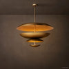 Cosmic Interstellar Glow Two-Tier Round Chandelier