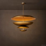 Cosmic Interstellar Glow Two-Tier Round Chandelier