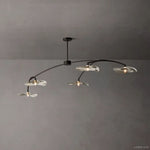 Lily Organic Form Linear Chandelier 60"