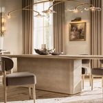 Lily Organic Form Linear Chandelier 80"