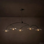 Lily Organic Form Linear Chandelier 60"