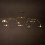 Lily Organic Form Round Chandelier 84"