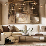 Lily Organic Form Round Chandelier 84"