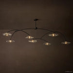 Lily Organic Form Round Chandelier 84"