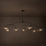Lily Organic Form Round Chandelier 72"